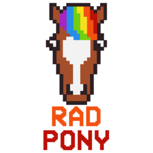 Rad pony logo